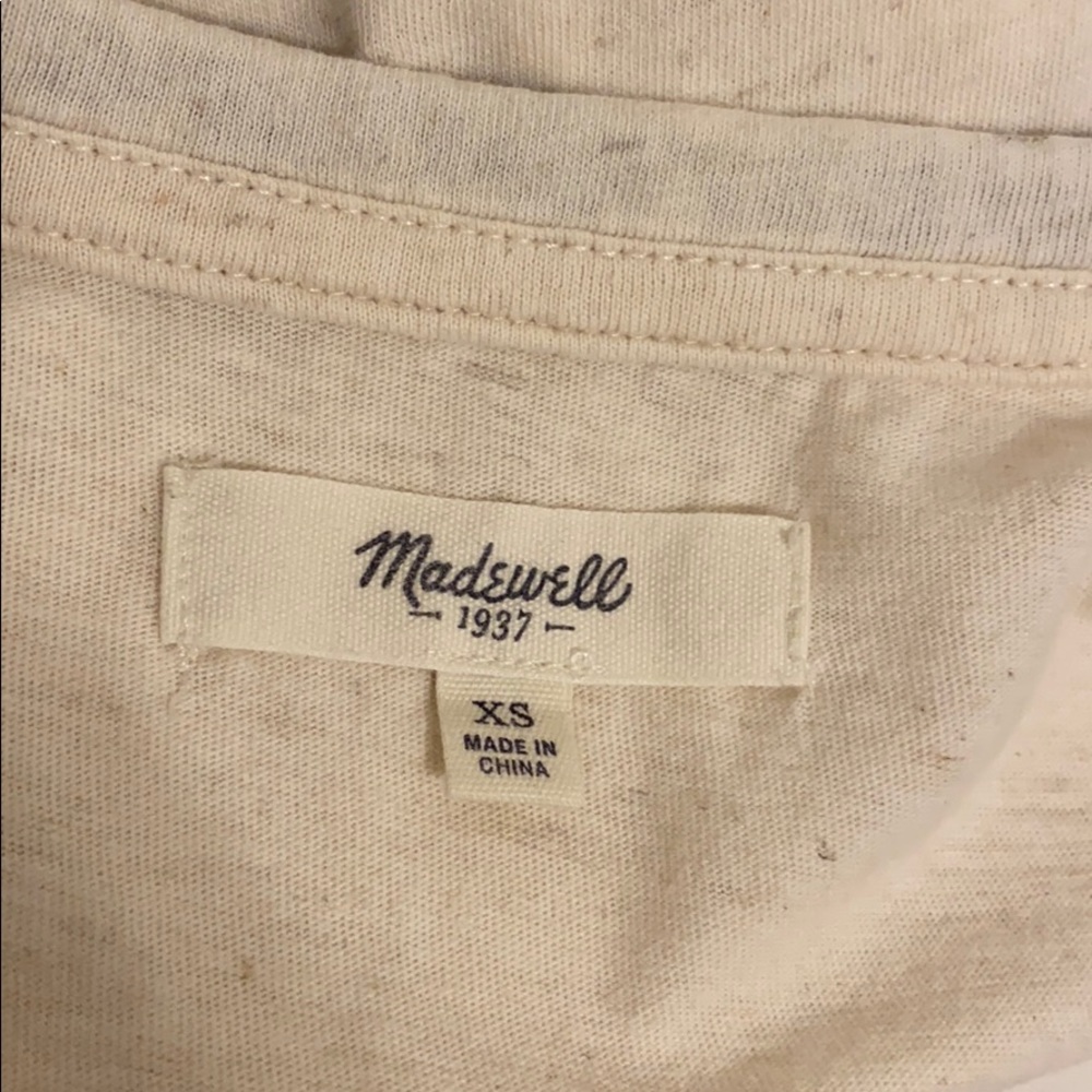 Madewell 3/4 Sleeve Embroidered shirt - Picture 4 of 4